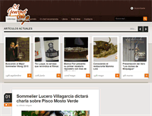 Tablet Screenshot of gourmetrucho.com